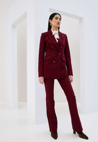 The Burgundy Blazer