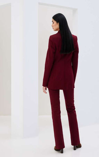 The Burgundy Blazer